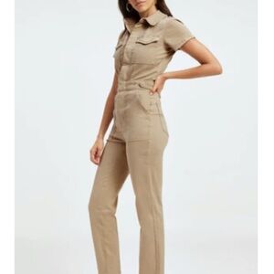 Women's Tan Jumpsuit